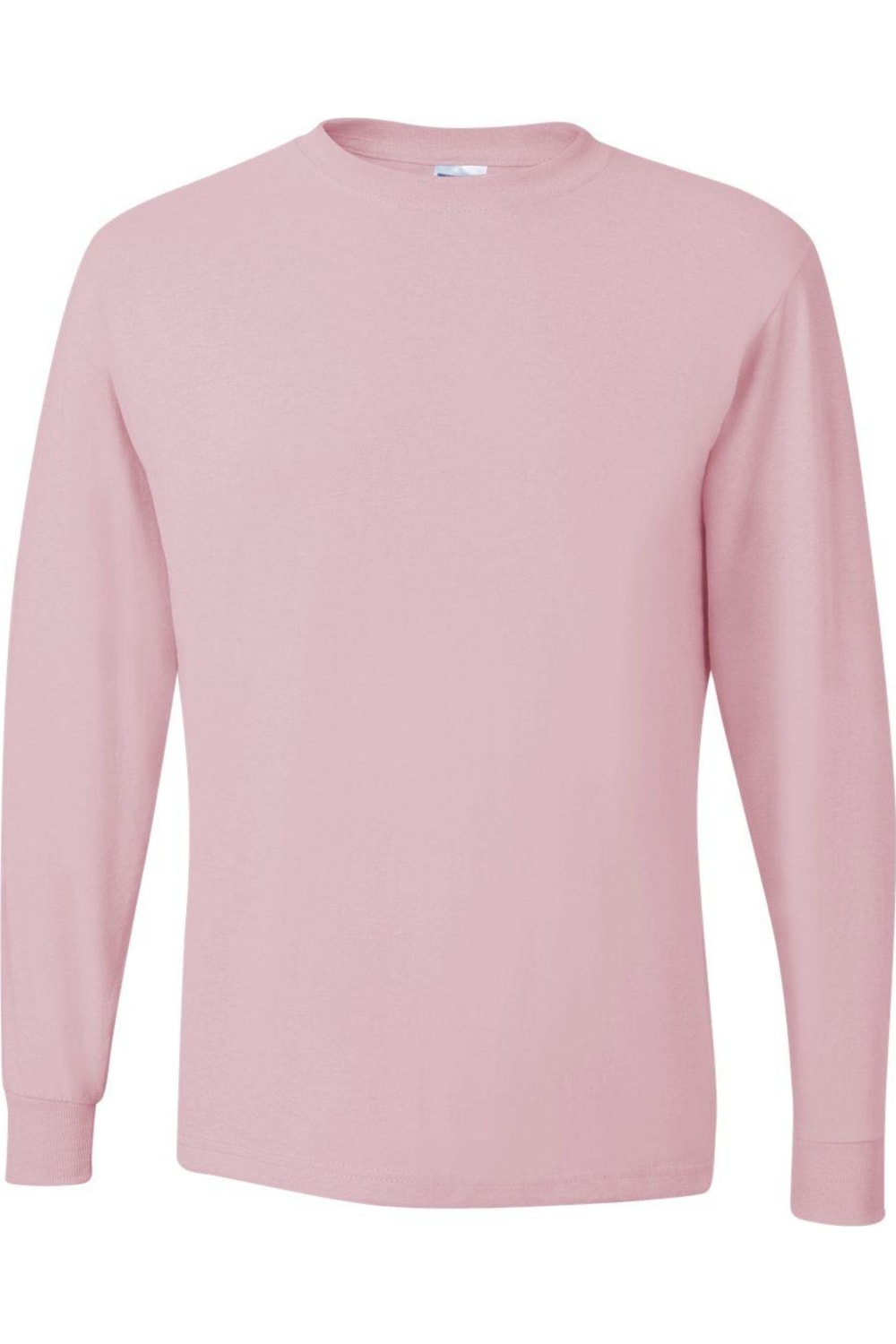

Футболка JERZEES Dri-Power с длинным рукавом 50/50, цвет classic pink
