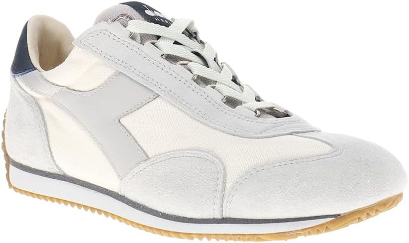Мужские кроссовки Diadora Equipe H Dirty Stone Wash на шнуровке, повседневные - синие — фото 2