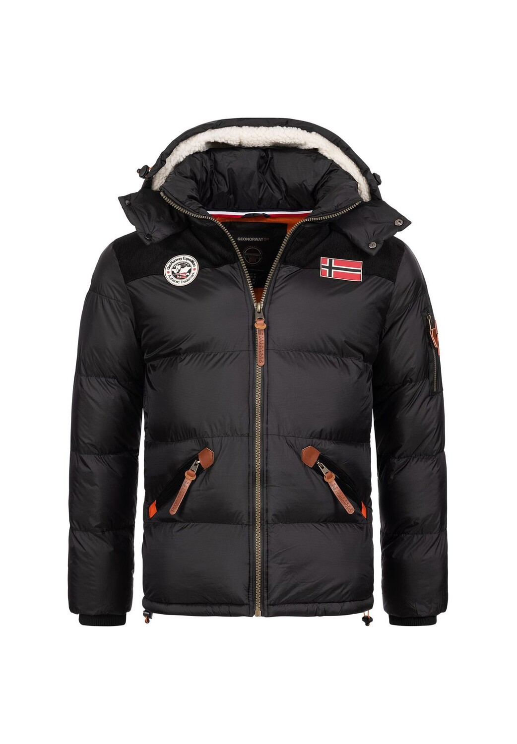 

Зимняя куртка стандартного кроя GEOGRAPHICAL NORWAY, черный