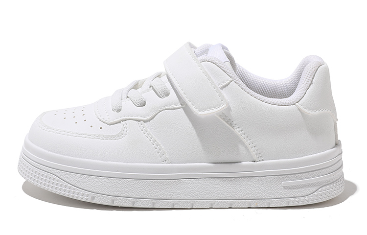 

Антискользящие износостойкие низкие детские скейтерские кроссовки для детей 3-7 лет BIG WASP, белый