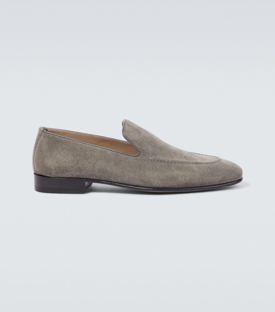 

Туфли-лоферы Truro из замши Manolo Blahnik, 0304 Mgry