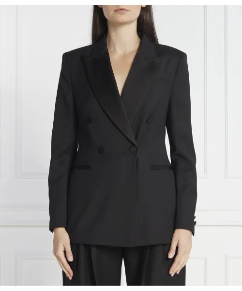 

Элегантная шерстяная куртка джатукса Regular fit Boss, черный