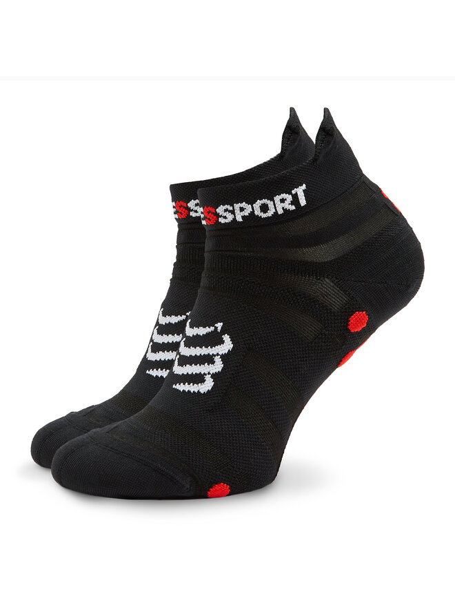 

Короткие носки Compressport Pro Racing Socks v4.0 Ultralight Run Low XU00051B, черный