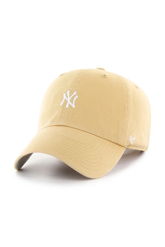

Бейсболка с козырьком хлопковая MLB New York Yankees 47 Brand, желтый