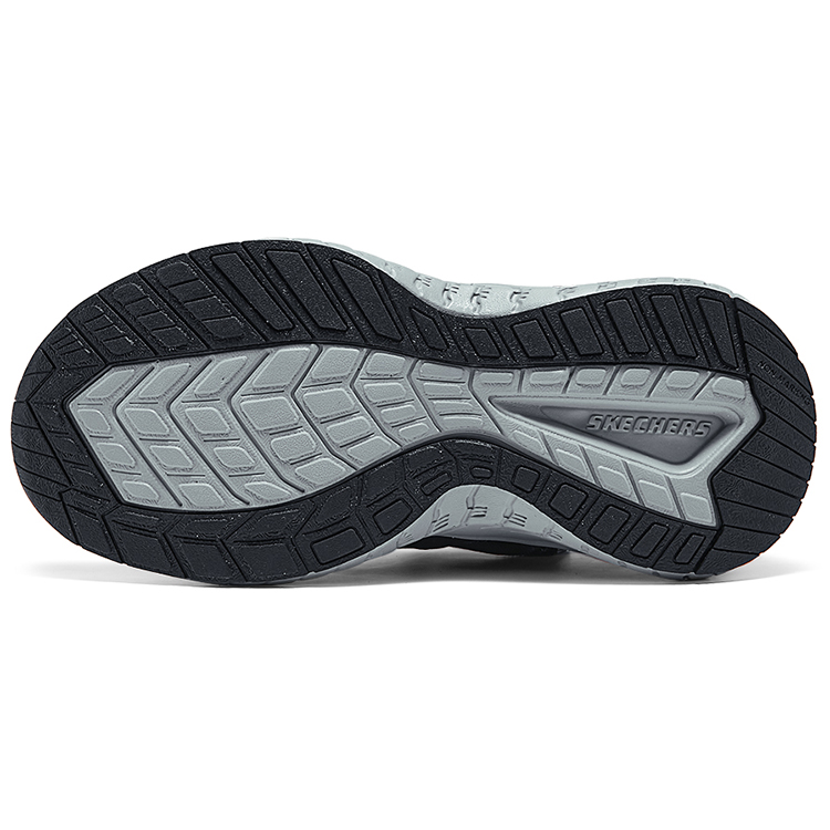 Детские ботинки Mid Top черно-оранжевые Skechers, черный/оранжевый — фото 4