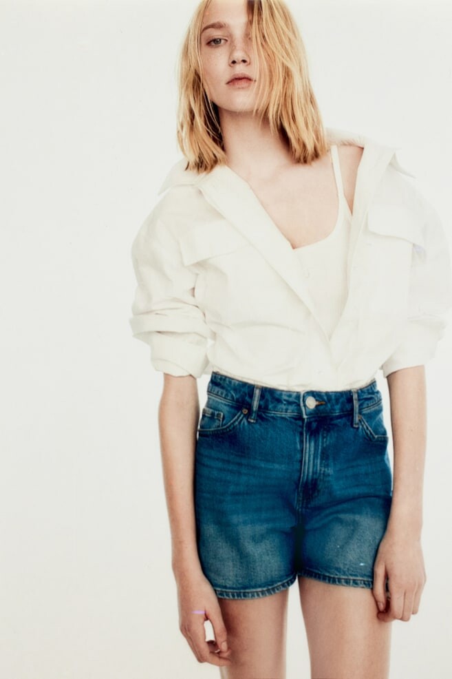 

Джинсовые шорты H&M, синий