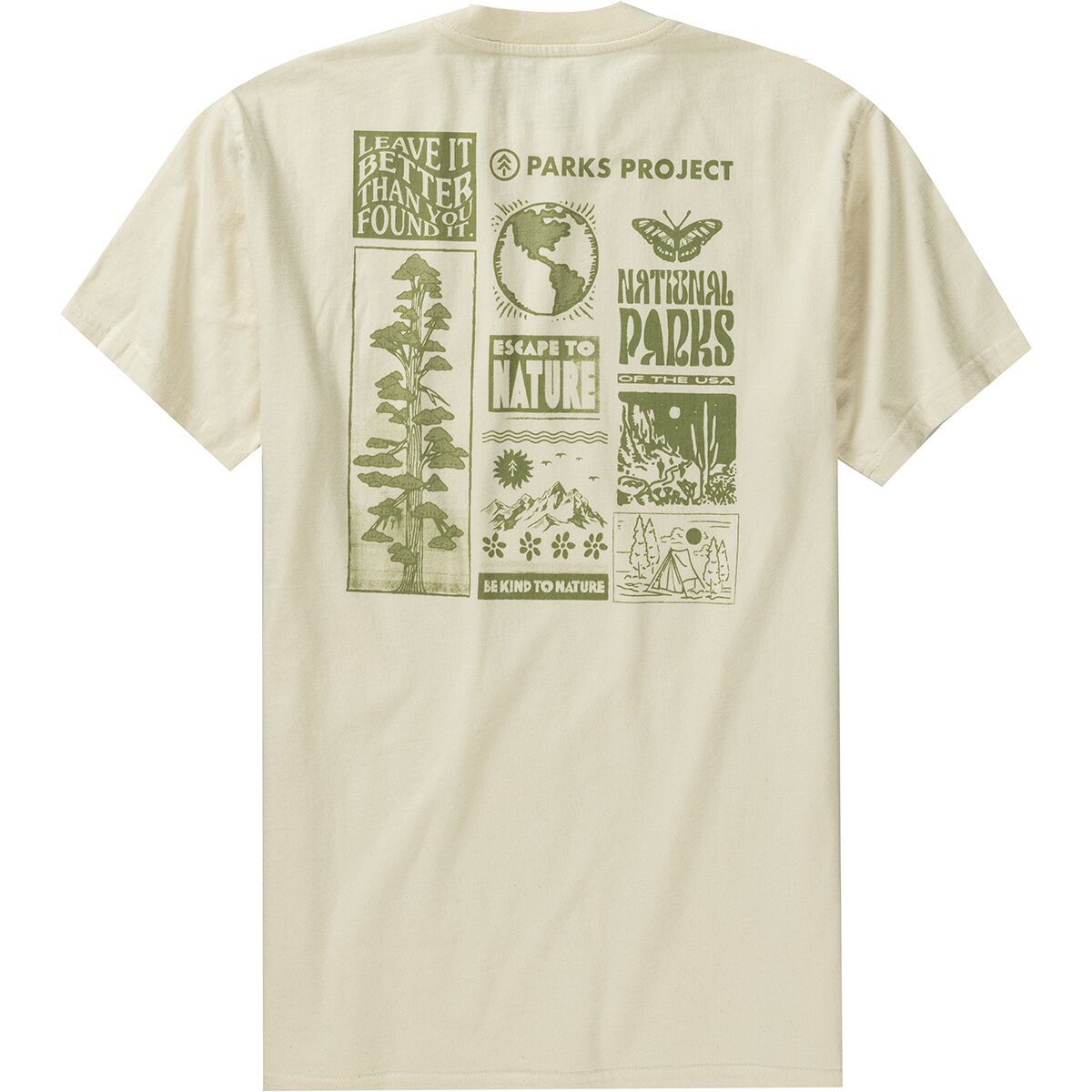 

Футболка Leave it better Parks Project, цвет natural