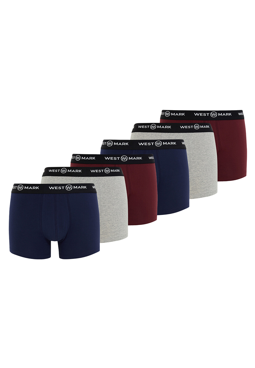 

Трусы Westmark London Retro Short/Pant Oscar, цвет Navy/Bordeaux/Grey Melange