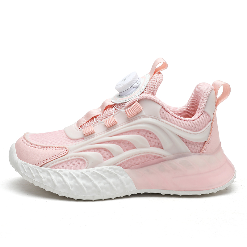 

Нескользящие, износостойкие, дышащие низкие детские кроссовки для повседневной носки Izumi Chiryū, розовый