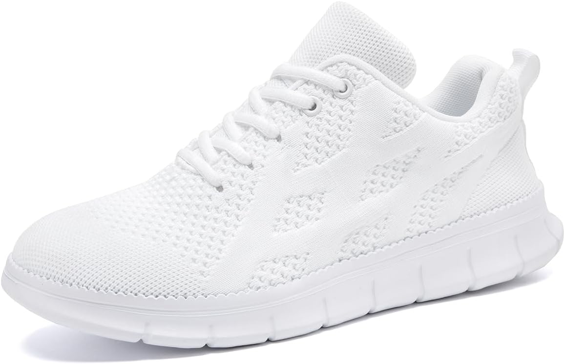 

Мужские кроссовки WYGRQBN Легкие дышащие слипоны для бега, тренировок в зале, тенниса и повседневной моды, белый