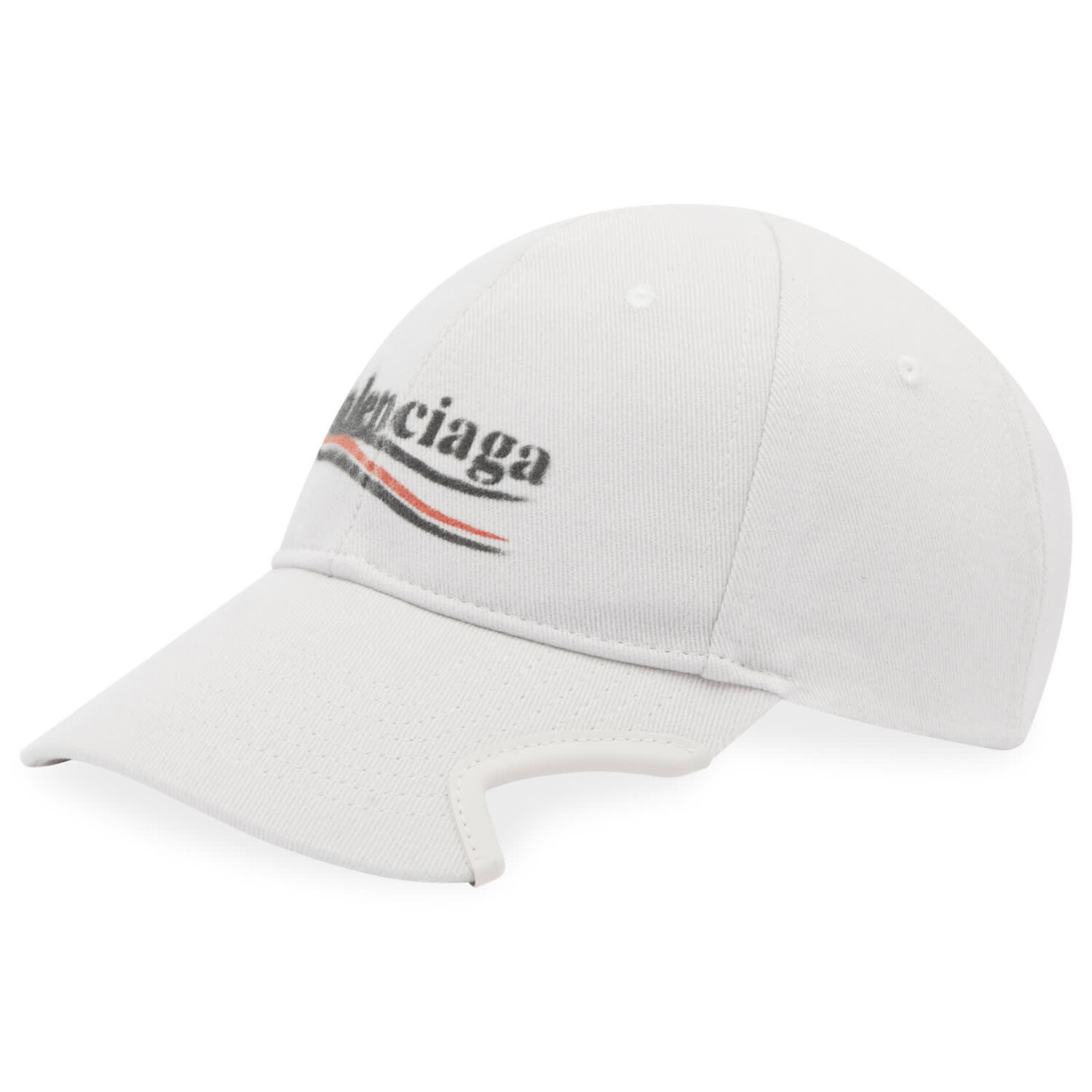 

Бейсболка Balenciaga Political Campaign Cap, цвет Off White & Black