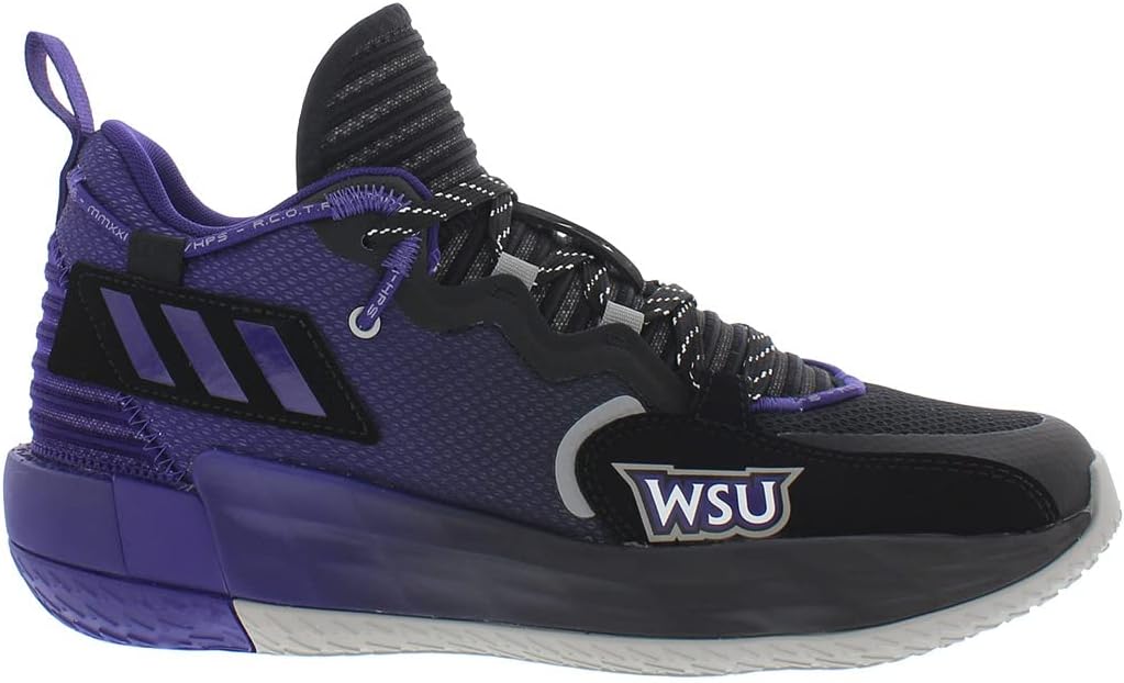 Женские кроссовки Adidas Dame 7, черный/фиолетовый
