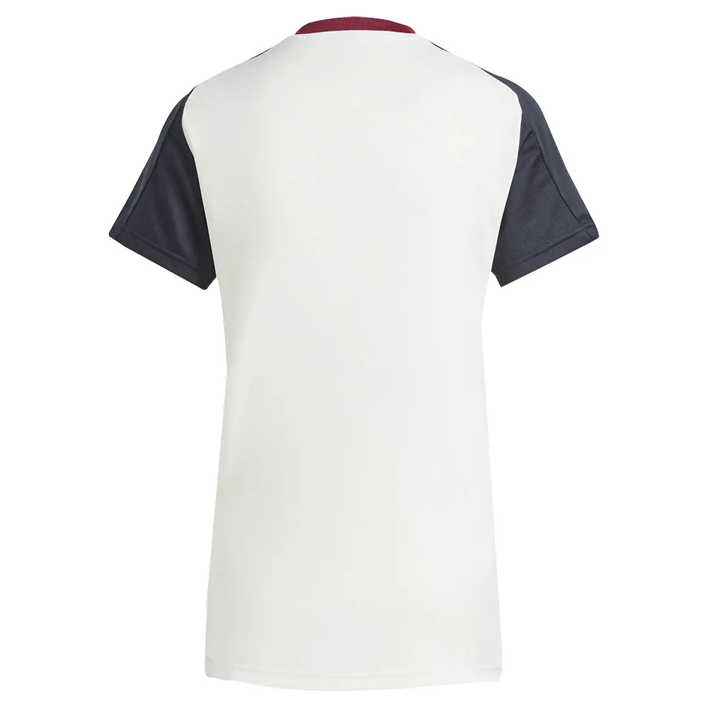 Футболка с коротким рукавом adidas Manchester United 24/25 Tiro training Woman, белый — фото 4