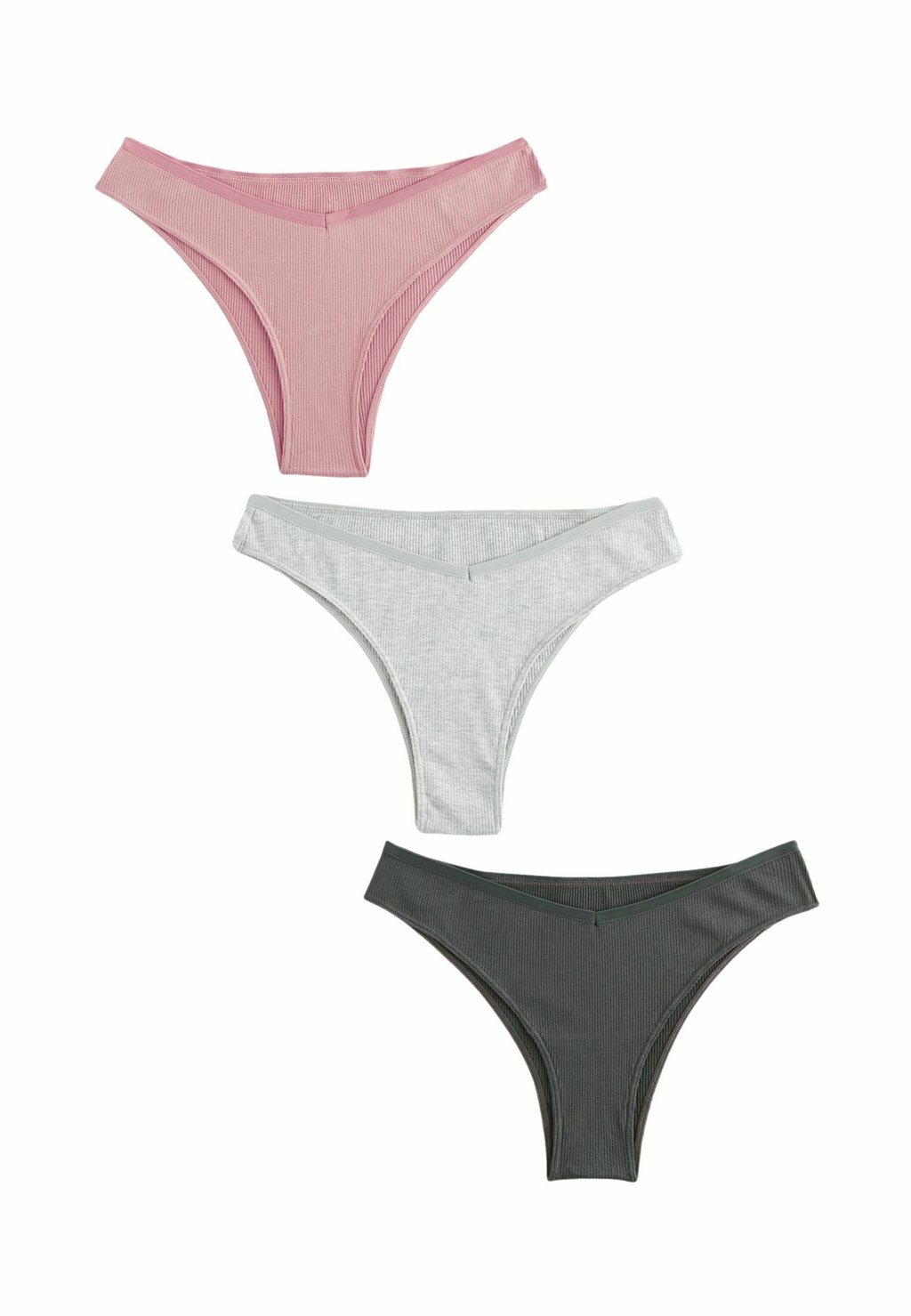 

Стринги 3 PACK Next, серый