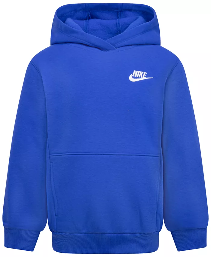 

Детская флисовая толстовка с капюшоном для мальчиков Nike, синий