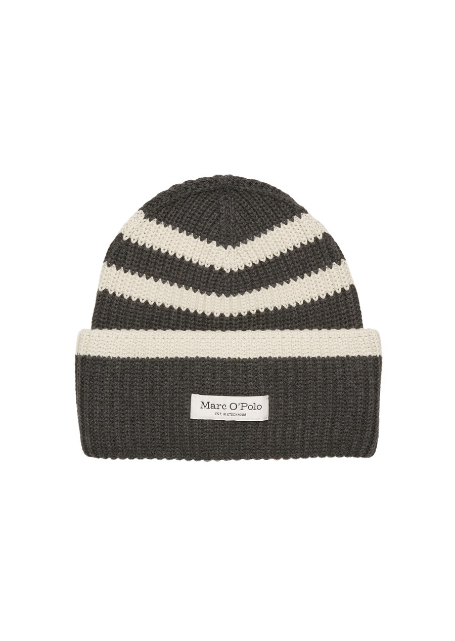 

Шапка Marc O'Polo Beanie, антрацит