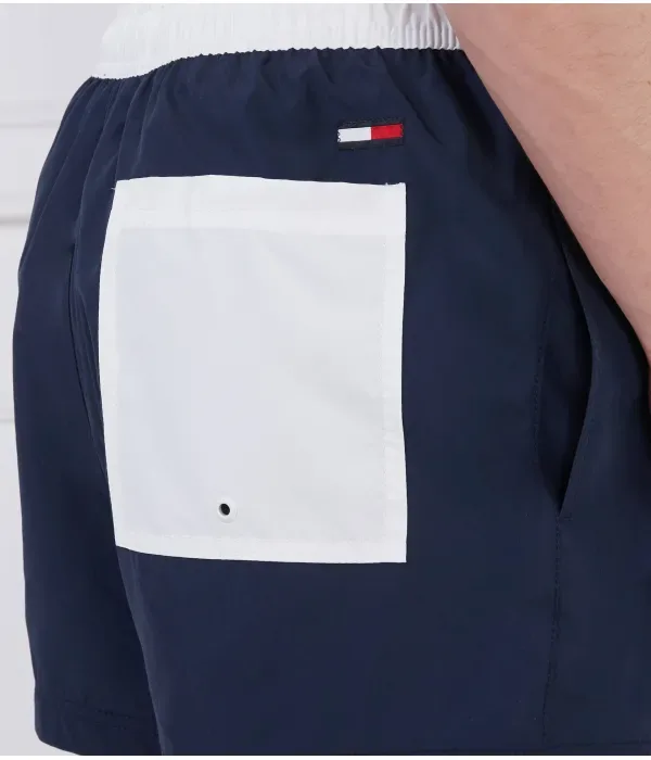 Пляжные шорты slim fit Tommy Hilfiger, темно-синий — фото 4