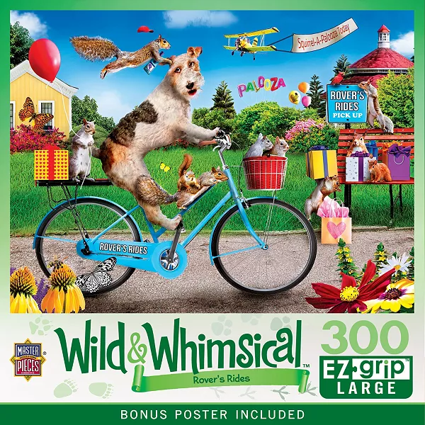 

Шедевры дикие и причудливые — пазл EZ Grip из 300 деталей на вездеходе Masterpieces Puzzles, multicolor