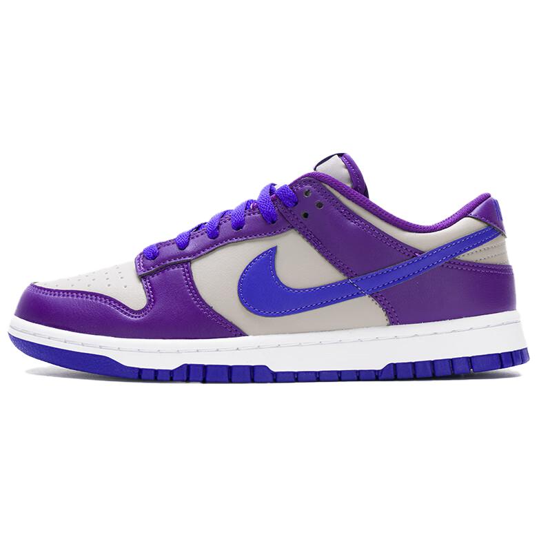 

Nike Кроссовки для скейтбординга Dunk, износостойкие, дышащие, низкие, мужские, фиолетово-белые