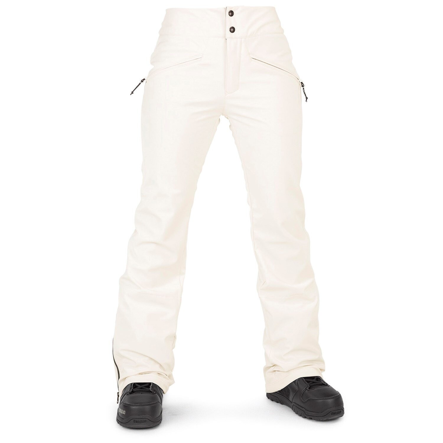 

Брюки Volcom Battle Stretch High Rise, цвет Moonbeam