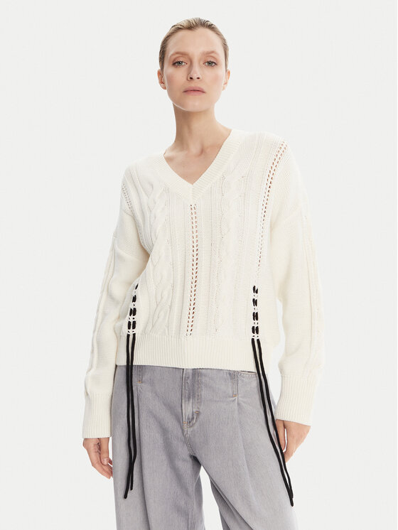 

Свитер regular fit C_Fangallo 50545875 Boss, бежевый