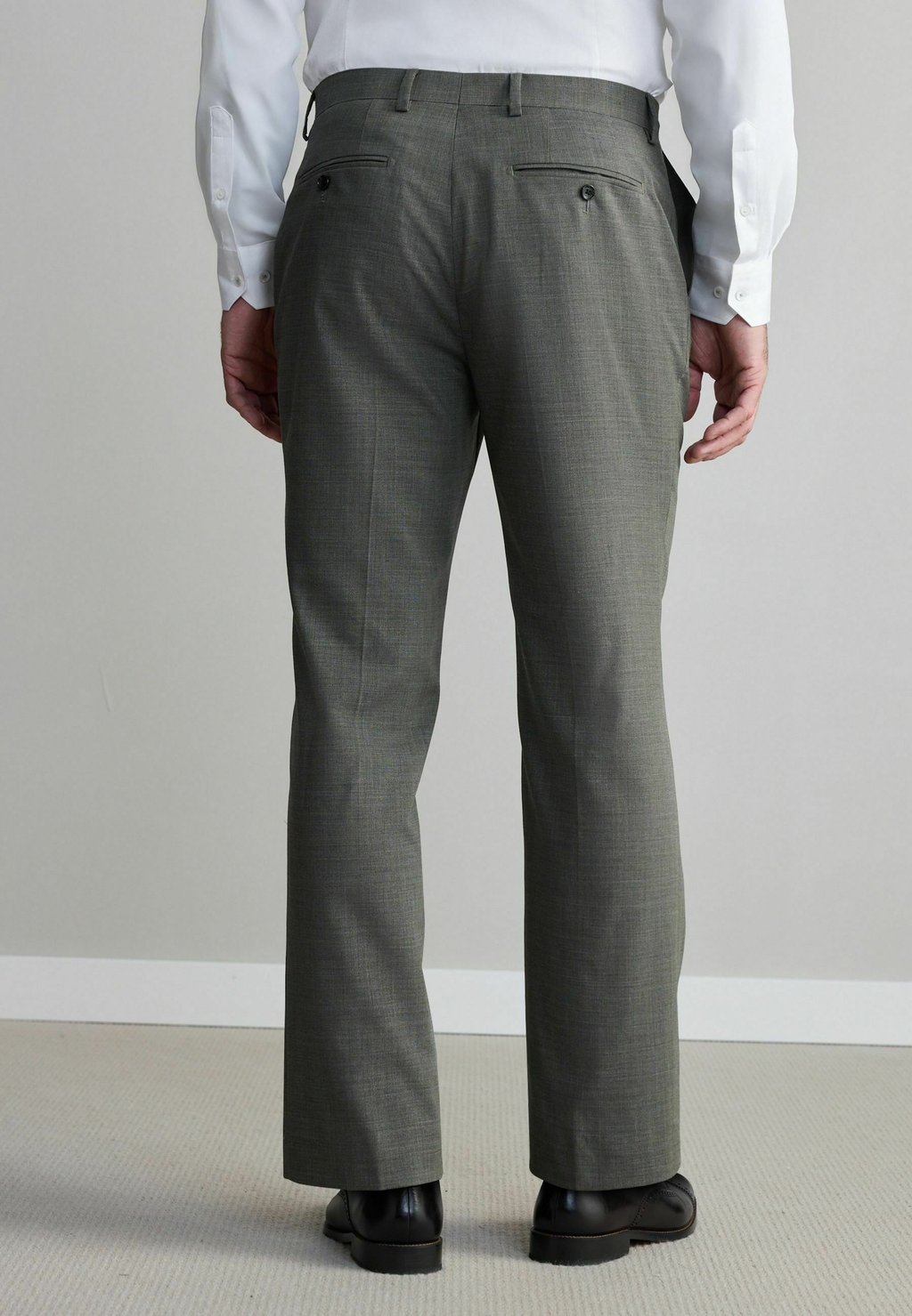 Костюмные брюки REGULAR FIT SIGNATURE NOVA FIDES Next, зеленый — фото 3