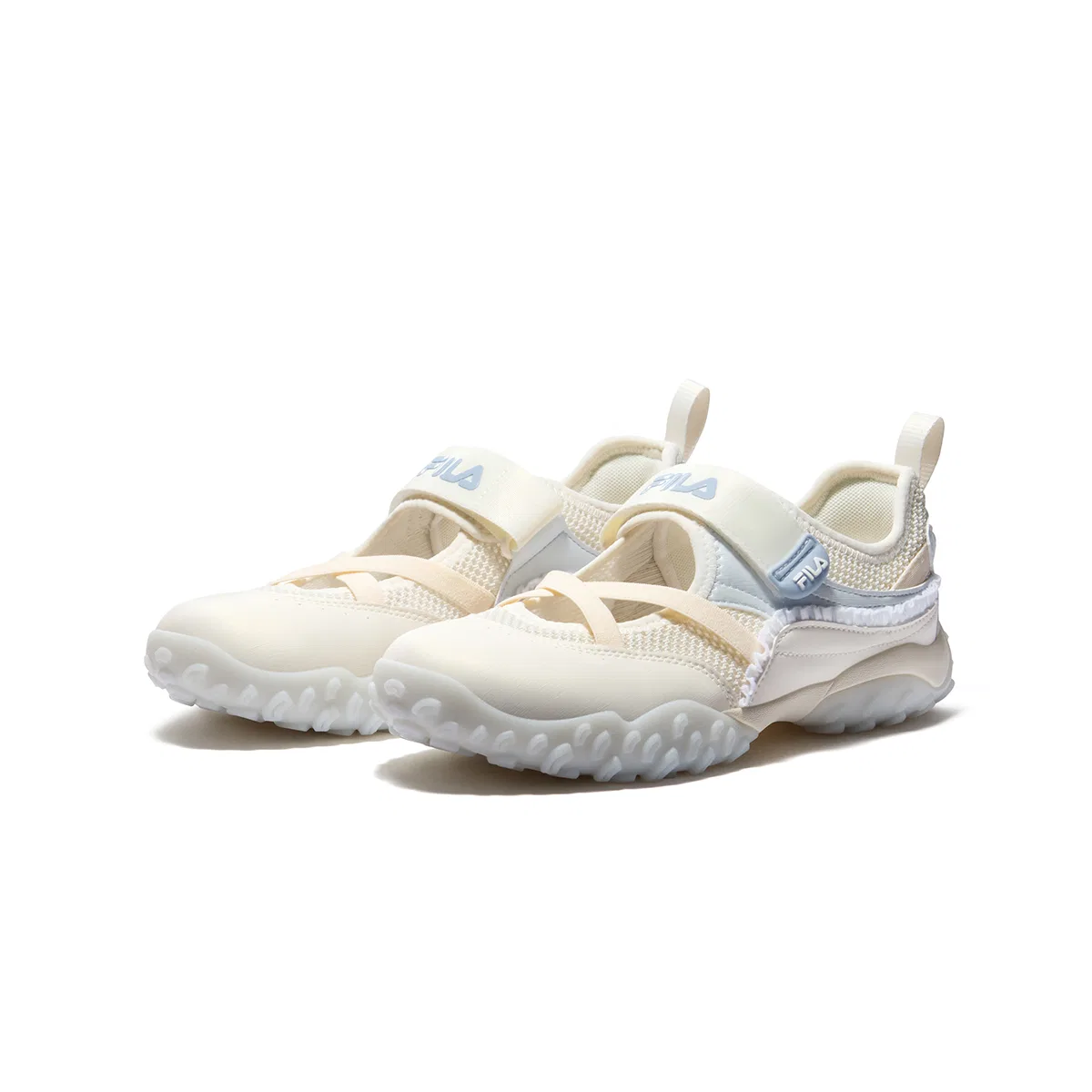 Сандалии FILA KIDS Milk White/Country Air Blue — фото 4