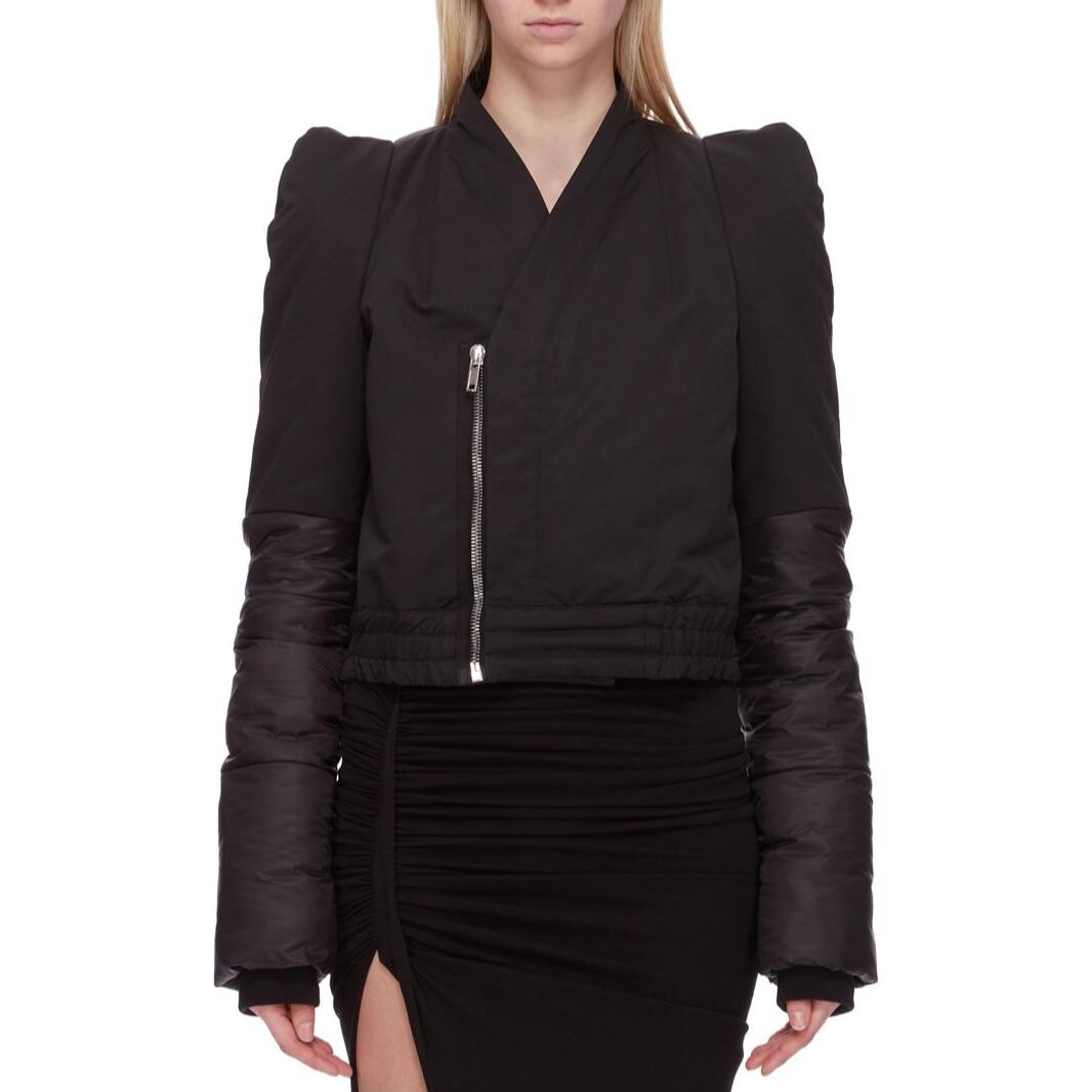 

Стеганая куртка женская черная Rick Owens Drkshdw