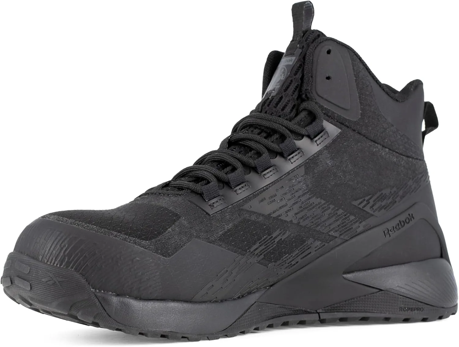 Мужские оксфорды Reebok Work Nano X1 Adventure Work Mid с композитным носком, черный — фото 3