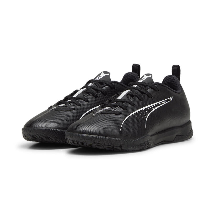 Футбольные бутсы ULTRA 5 PLAY IT для молодежи PUMA, черно-белые — фото 2