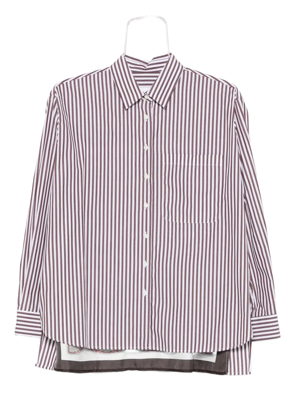 

Полосатая рубашка Robert Friedman, белый