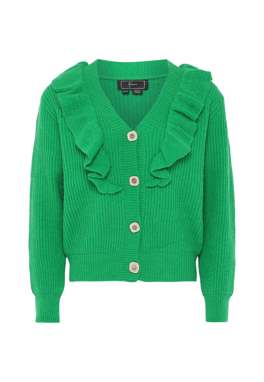 

Вязаный кардиган faina, цвет Grass green