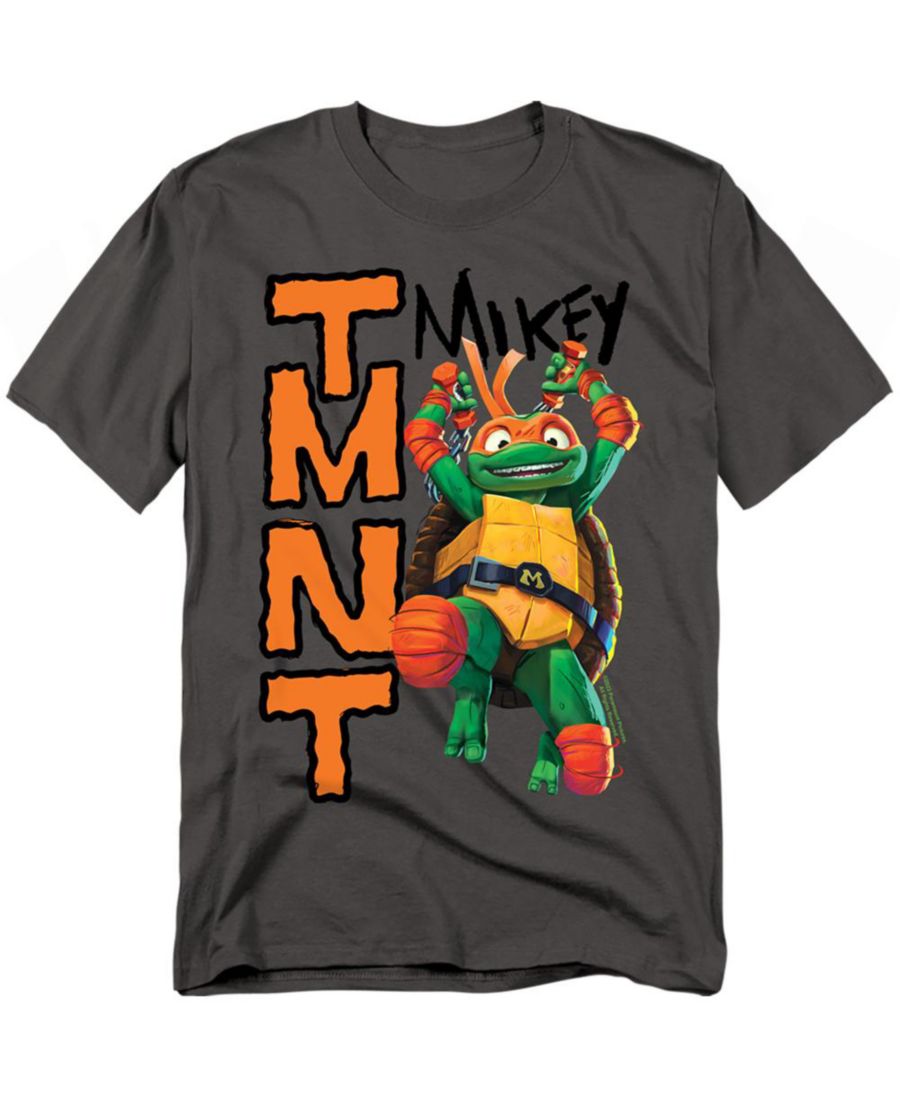 

Мужская футболка TMNT Mutant Mayhem Mikey TEENAGE MUTANT NINJA TURTLES, Charcoal, Черный, Мужская футболка TMNT Mutant Mayhem Mikey TEENAGE MUTANT NINJA TURTLES, Charcoal
