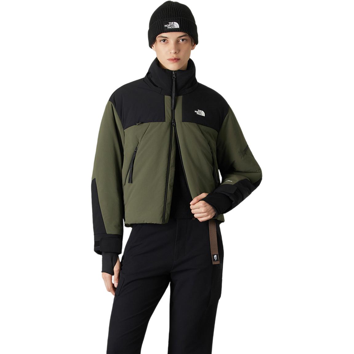 

Пуховик женский THE NORTH FACE, зеленый/черный