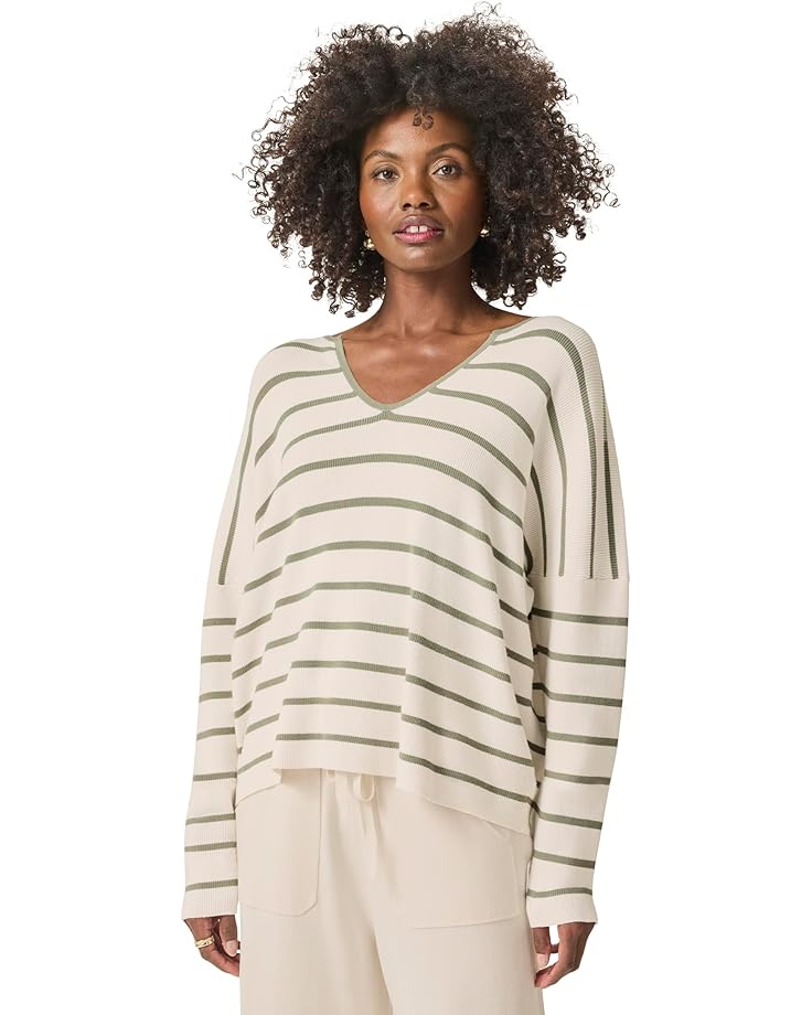 

Свитер Splendid Veronica Striped Sweater, цвет Moonstone/Soft Vob