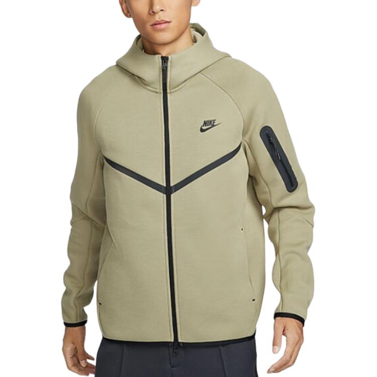 Толстовка Nike Full-Zip Windrunner, хаки — фото 2