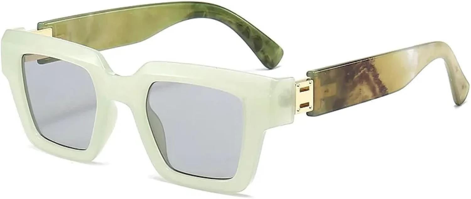 

Солнцезащитные очки с защитой от УФ-излучения UV400 | Разноцветные, для мужчин и женщин | Для занятий спортом на открытом воздухе и вождения DSVIGF, Light Green