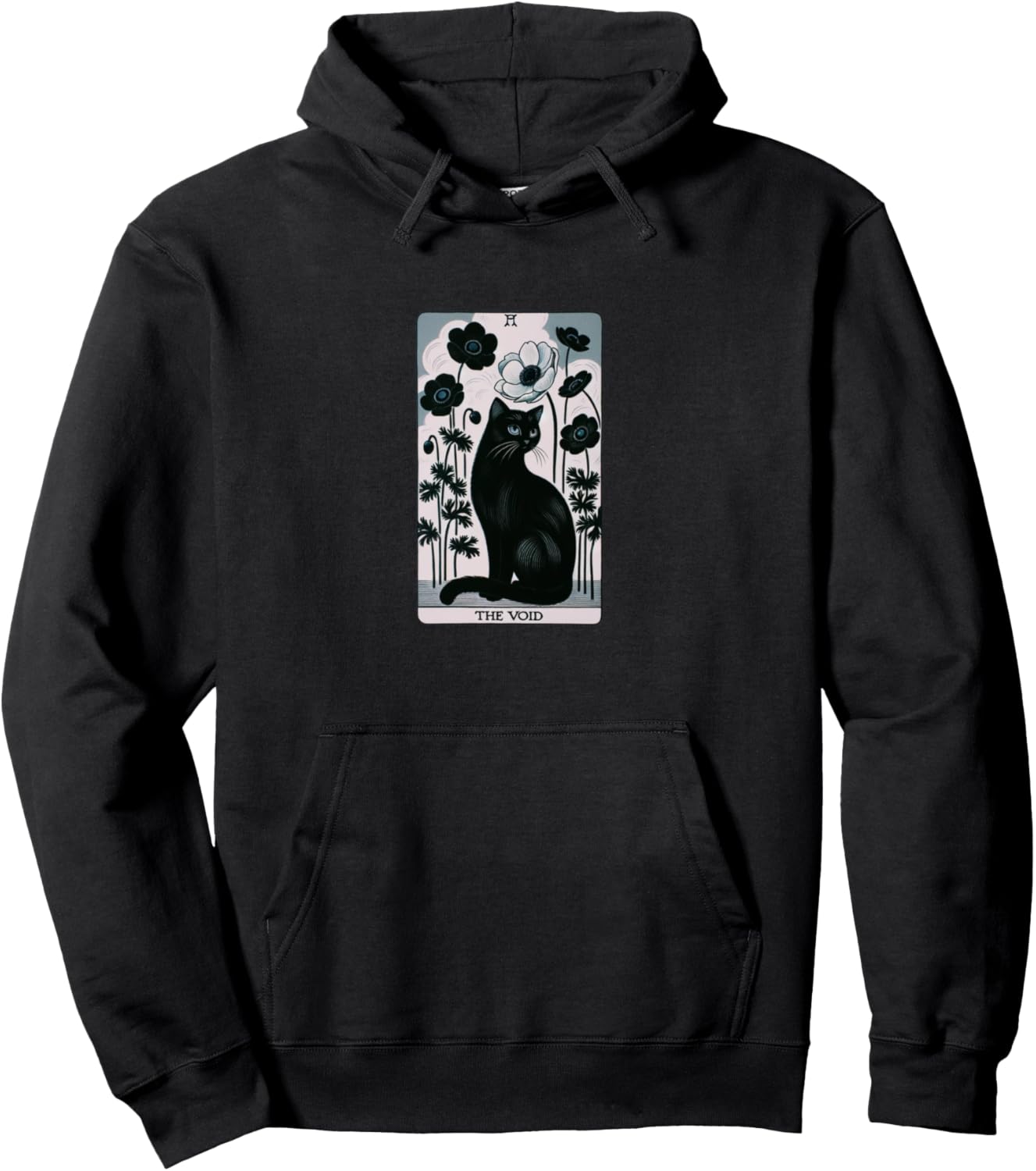 

Худи с изображением черной кошки из колоды Таро The Void Cat, черная Black Cat Artwork Bubb, Черный, Худи с изображением черной кошки из колоды Таро The Void Cat, черная Black Cat Artwork Bubb