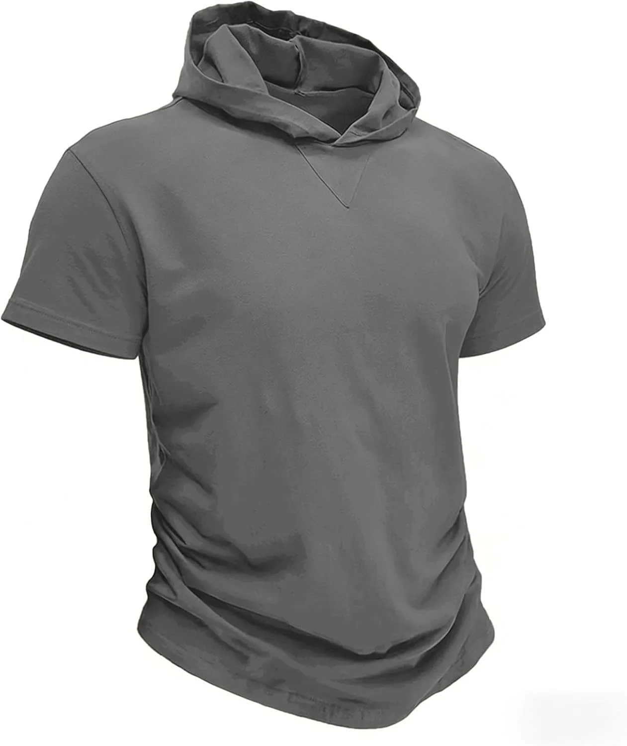 

Мужская футболка с капюшоном Wenkomg1, короткий рукав, для тренировок, размеры M-3XL