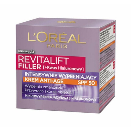 

L'Oreal Revitalift Filler Интенсивный антивозрастной крем с SPF50 50мл, L'Oreal