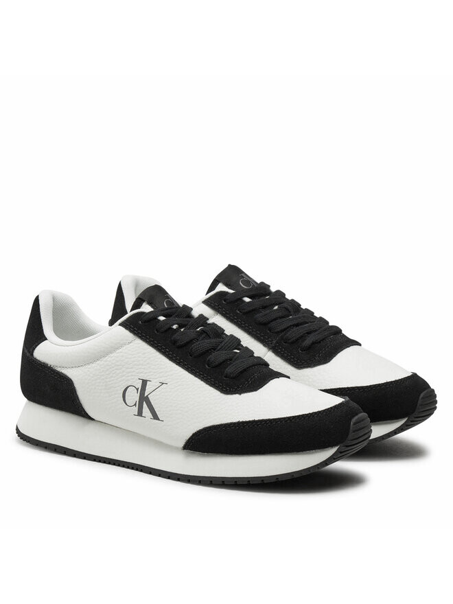 Кроссовки Calvin Klein Jeans Runner Laceup Low Mix Mg YW0YW01798, белый — фото 2