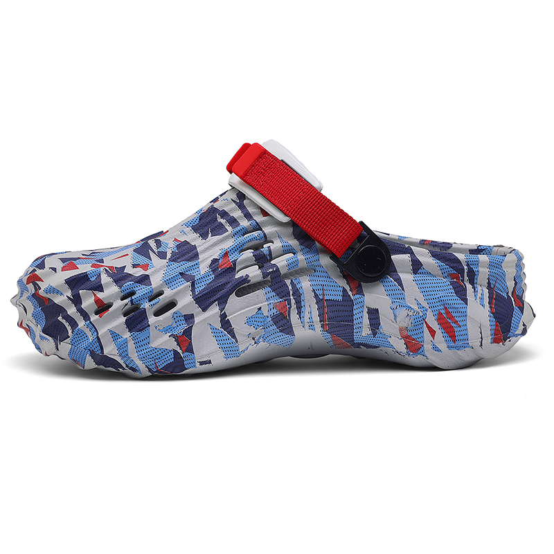 

LONGYING Клоги мужские синие красные, цвет Blue Red