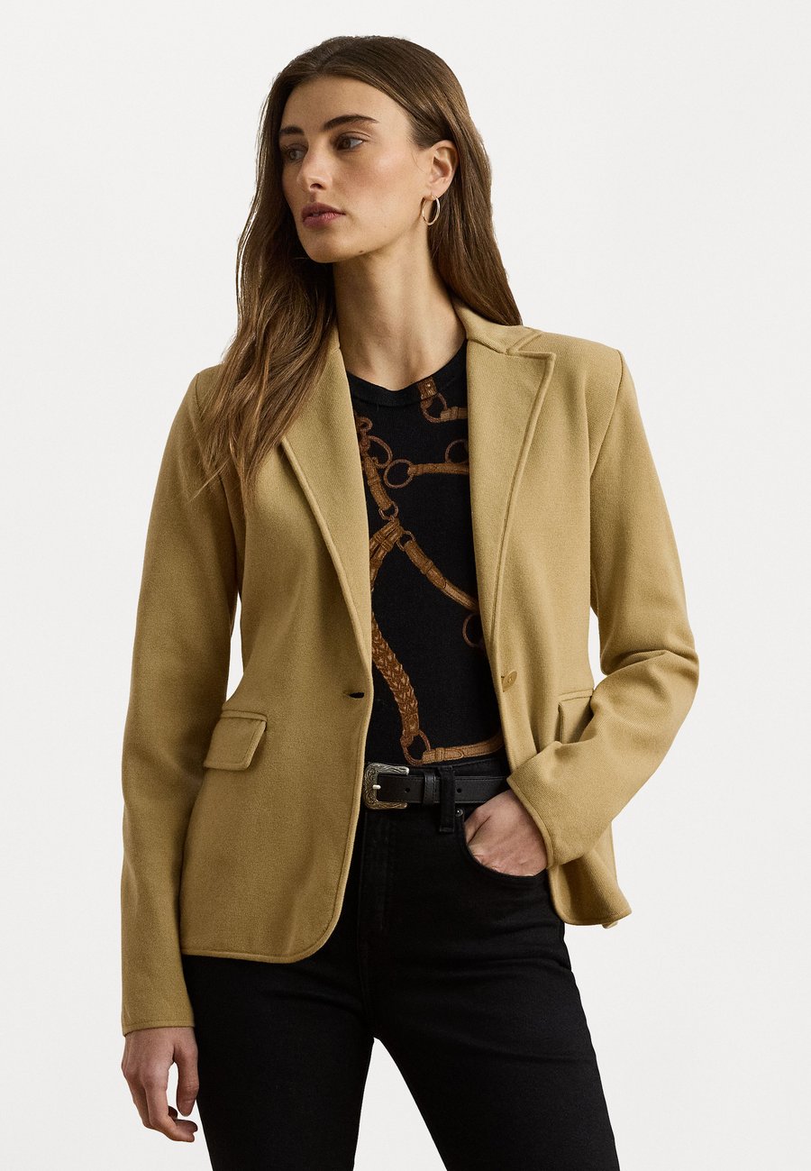 

Кардиган Lauren Ralph Lauren COTTON-BLEND SWEATER BLAZER, Camel
