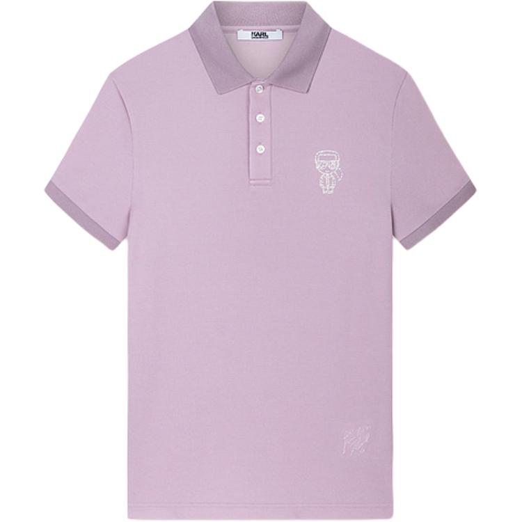 

KARL LAGERFELD / Karl Lagerfeld Jeans Футболка-поло Karl Lagerfeld для мужчин светло-розовая, Розовый, KARL LAGERFELD / Karl Lagerfeld Jeans Футболка-поло Karl Lagerfeld для мужчин светло-розовая