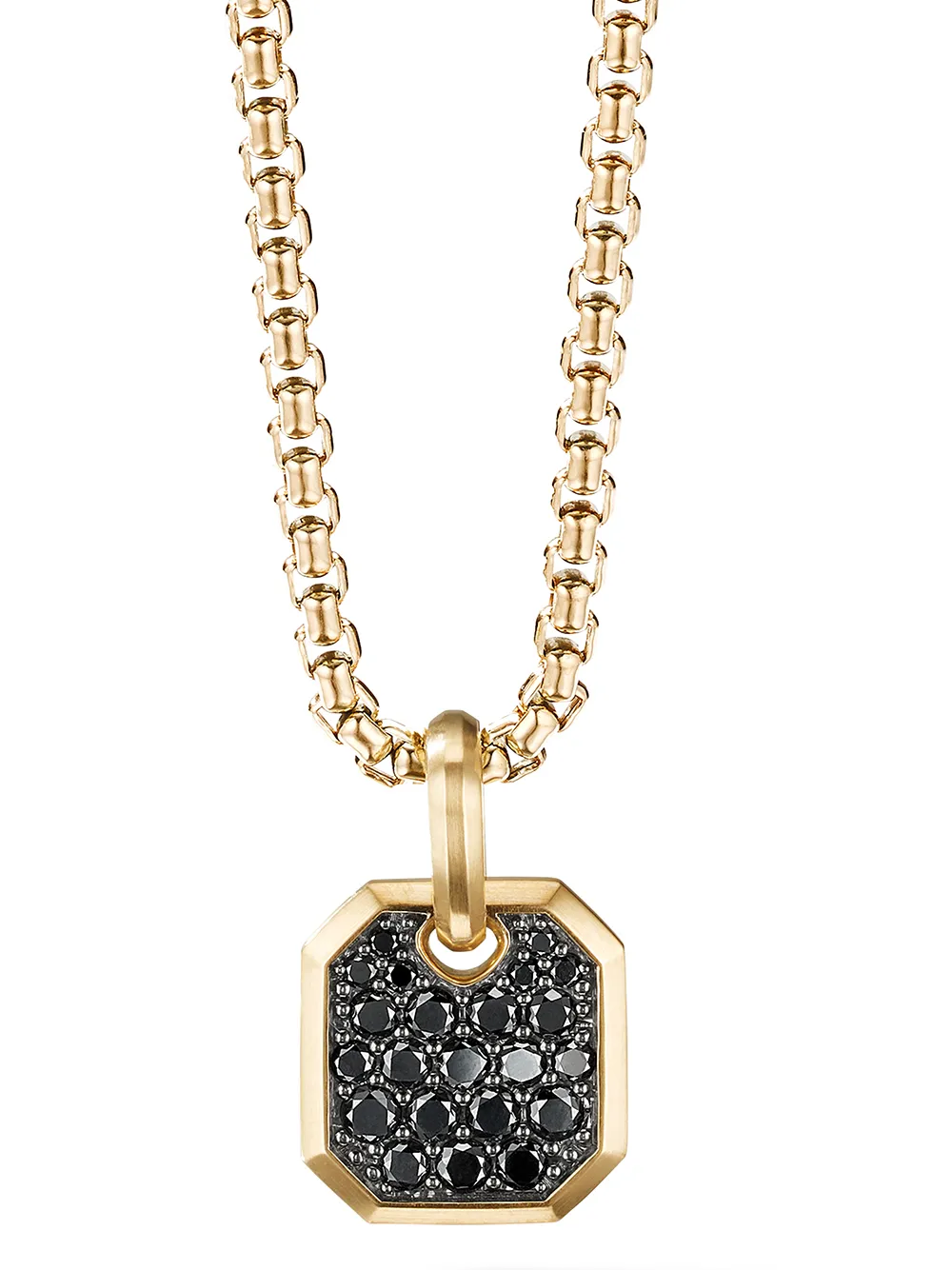 

Подвеска Roman из желтого золота с бриллиантами (15 мм) David Yurman, золотой