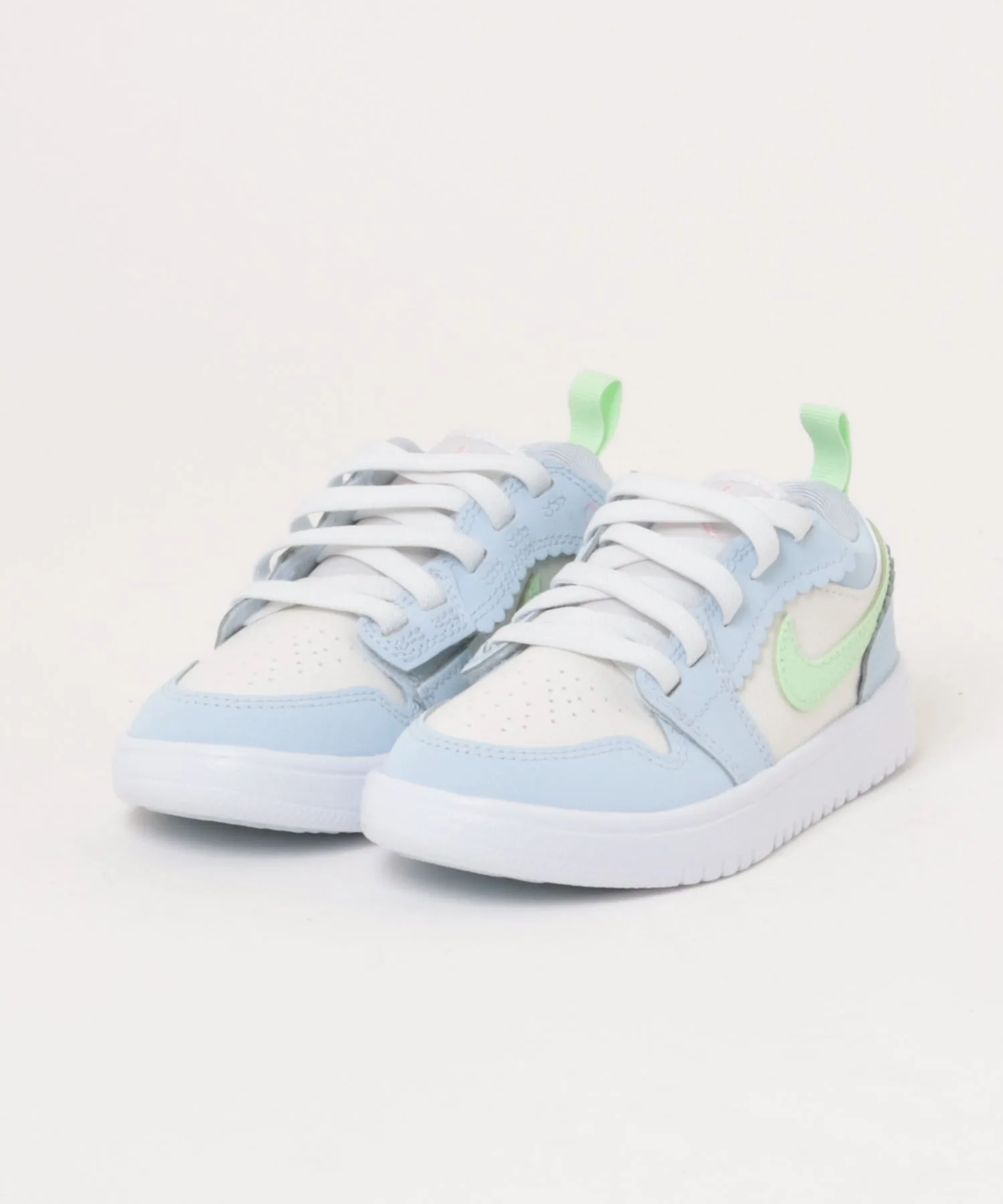 Детские кроссовки из натуральной кожи Jordan 1 Low Alt SE PS NIKE синие