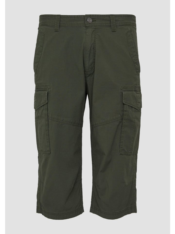 

s.Oliver Шорты Bermuda FILE in 7940_olivgrün