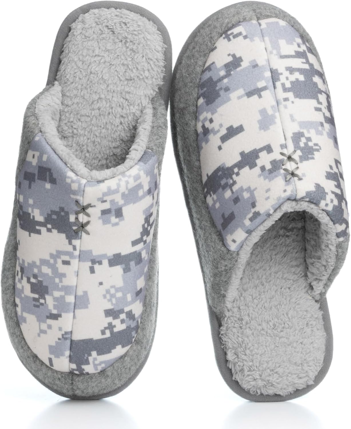 

Мужские двухцветные домашние тапочки с эффектом памяти, уютные и теплые, легкие для дома и улицы, подарок для мужчин, его, папы Goewy, серый