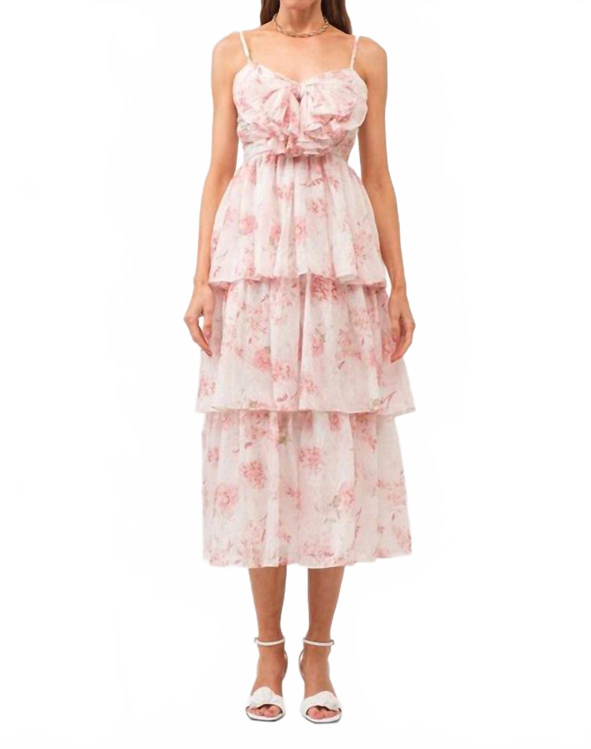 

Звездное миди-платье с цветочным принтом Sofie the Label, Floral