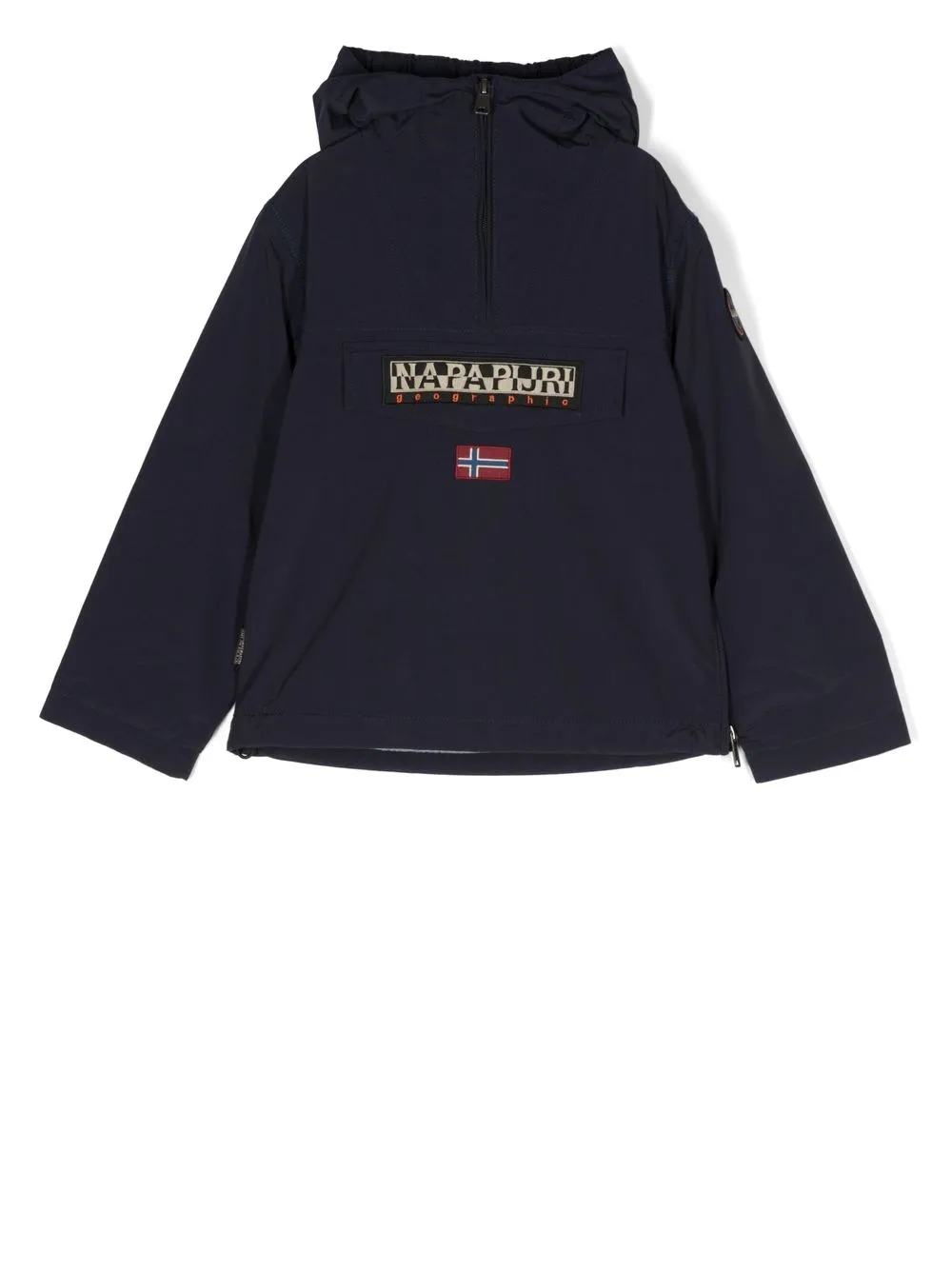 

Куртка с капюшоном и нашивкой-логотипом Napapijri Kids, синий